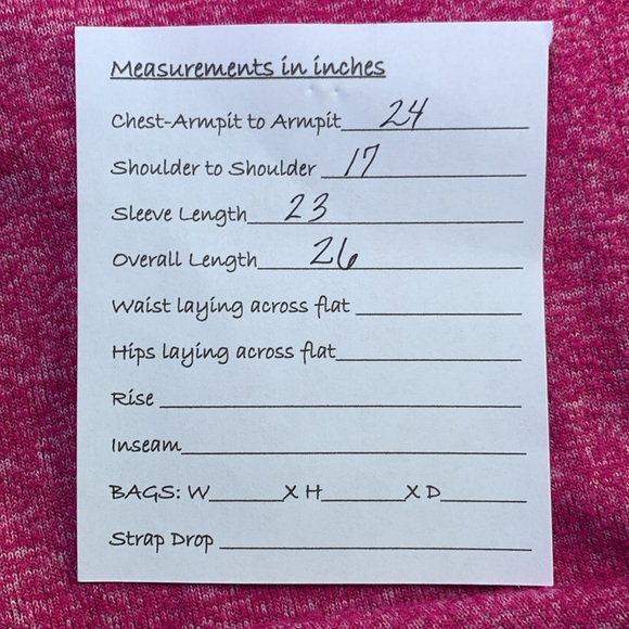 COA for hot pink v-neck lightweight sweater size small - Picture 7 of 7